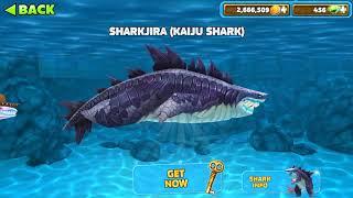 SHARKJIRA (KAIJU SHARK) GET NOW 900 GEMS ! - Hungry Shark Evolution