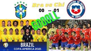 Brasil Vs Chile En vivo Eliminatorias Qatar 2021 | BRAZIL VS CHILI GOOL 0-1 | Brazil 00 vs Chile 01