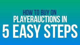 How to Buy on PlayerAuctions