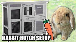 OUR RABBIT HUTCH UNBOXING & SETUP AIVITUVIN AIR06-C | BUNNY CAGE SETUP