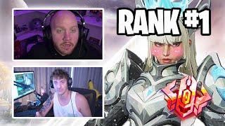 streamers react to rank 1 Magik "Jellypeanut" | Marvel Rivals