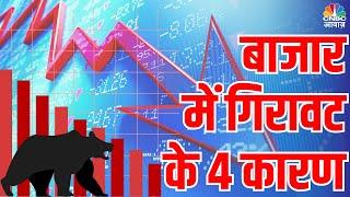 #EditorsTake | बाजार में गिरावट के ये 4 कारण | 4 Reasons why market Down #StockMarketIndia #Nifty