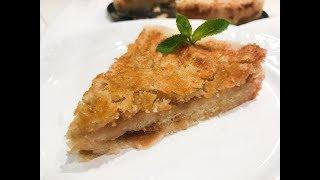 Насыпной яблочный пирог - простой, вкусный рецепт выпечки