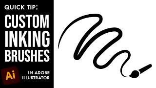 Quick Tip: How to Make Custom Inking Brushes in Adobe Illustrator