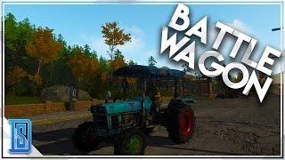 Miscreated - Pt 1 - BUILDING A BATTLE TRACTOR/BUS FUN/SO MANY GUNS!