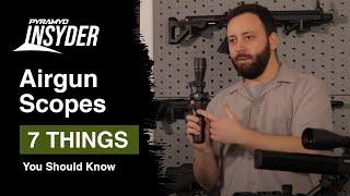 7 things to know about airgun scopes