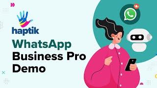 Haptik WhatsApp Business Pro Demo