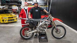 Surprising Dillon With a New Motorcycle for Christmas!