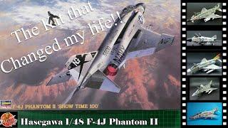 The kit that changed my life !! (Hasegawa 1/48 F-4J Phantom II Review)