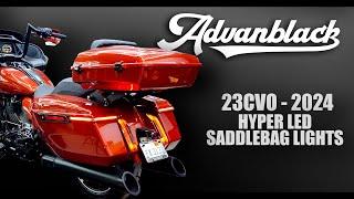 Hyper LED Saddlebag Lights for '23 CVO & '24 Harley Touring Models