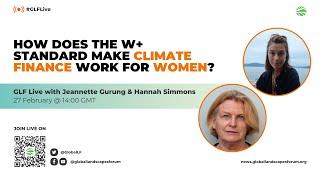 How does the W+ standard make climate finance work for women?