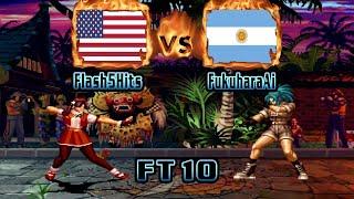 King of Fighters 97 - Flash5Hits (USA) VS (ARG) FukuharaAi [kof97] [Fightcade] [FT10] キングオブファイターズ97