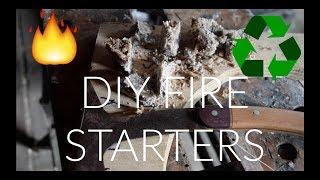 DIY Firestarters - Candle Wax & Saw Dust!