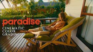 Paradise in Warm Hues: Masterful Cinematic Color Grading w/ Davinci Resolve & Dehancer | Ta Da Land.