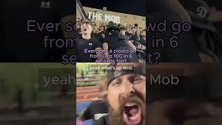 Ever see a crowd go from 0 to 100 in 6 seconds flat?
