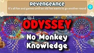 BTD6 Odyssey | No Monkey Knowledge Guide | Hard Mode Tutorial | Revengeance