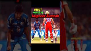 Debut Match Of Jasprit Bumrah 