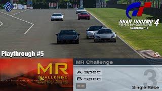 Gran Turismo 4 SPEC II - Playthrough #5 - MR Challenge (Beginner Events) - PCSX2 2.0 2024