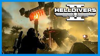 Helldivers 2 - Automaton Base Defense Mission is INSANE (Funny Moments)