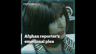 Afghan reporter breaks down during Pentagon briefing