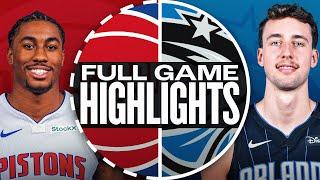 PISTONS at MAGIC | FULL GAME HIGHLIGHTS | November 23, 2024