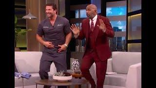 Dr. C interview with Steve Harvey - Viral Dentist visits with Steve