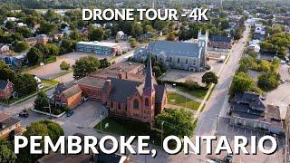 Drone Tour 4K: Pembroke, Ontario - A Bird's-Eye View