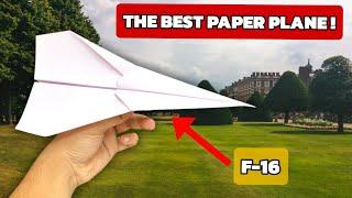 How to make F 16 Falcon paper plane || Most powerful paper airplane || aeroplane project