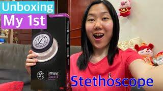Unboxing my very 1st Stethoscope and Scrubs | 1st Year Medical Student to be | Med School vlogs