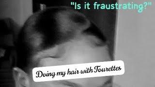 Getting my hair done for school with Tourettes #tourettesyndrome @neveticsalot  @TiccingTogether