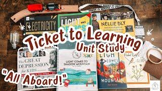 Ticket to Learning! Unit Study Unboxing and Flip Through!