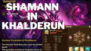 Using Shamann, The Light Griffon In The New Khalderun Rune Dungeon! - Summoners War