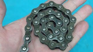 This can only be done from a bicycle chain.