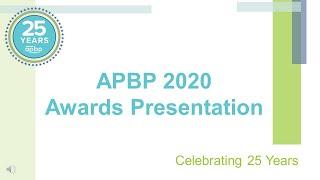 APBP 2020 Annual Awards - Professionals of the Year Awards