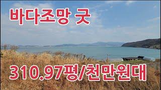 바다가 한눈에 보이는땅/310.97평/절반 천만원대/고흥