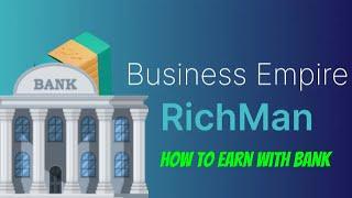 How to earn money in Business Empire // With bank // Business Empire tips and tricks 