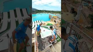 Haaland VS Messi in Water Park  @ImTheSmooth #music #haaland #musik #song #pool #flip #challenge