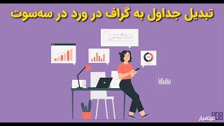 سریع‌ترین روش تبدیل جدول به گراف در ورد