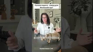 Ранняя седина - повод для беспокойства?