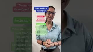 Web Developer Resume Tips