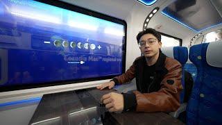 A glimpse of hydrogen-powered train from China at InnoTrans in Berlin