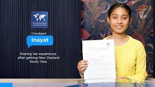 Congratulations to Ms Inayat for getting New-Zealand Study Visa | GoGlobal Consultants Success Story