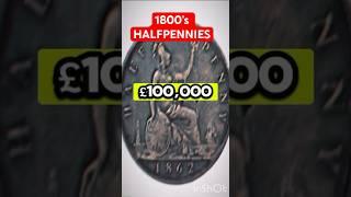  HALFPENNIES  #coins #coin  #historyfacts #victorian