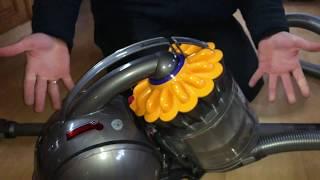 How to empty the dust compartment Dyson DC33c filter cleaning Dyson Ball Multifloor Canister Vacuum