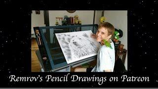 Photorealistic Pencil Drawings by Autistic Artist Remrov on Patreon