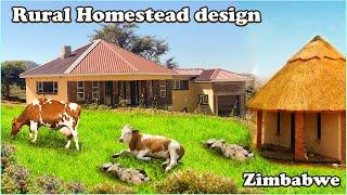 Building the most Eye -Catching Octagonal Rural Homestead In Zimbabwe.