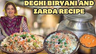 Deghi Biryani and Zarda Recipe | 2 in 1 Recipe Best Biryani Ever ! #reflexion #viralvideo #foodie