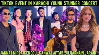 Jannat Mirza - Ken Doll - Kanwal Aftab - Zulqarnain Sikander - TikTok Experience Event in Karachi