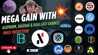 3 HUGE Cryptos LIFE-CHANGING GAINS | Alephium, BasedAI, DEAI Predictions + The Rugged Kid Story!