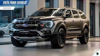 2025 Ford Everest Unveiled - a bigger, tougher and stronger vehicle!